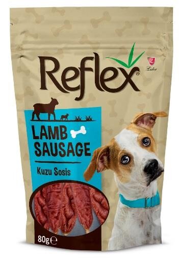 Reflex Köpek Ödülü Kuzu Etli Sosis 80 GR | SRC: Barcode: 8698995030083